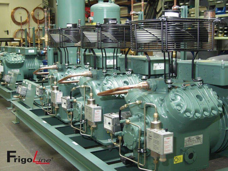 Große Kältetechnik-Maschine